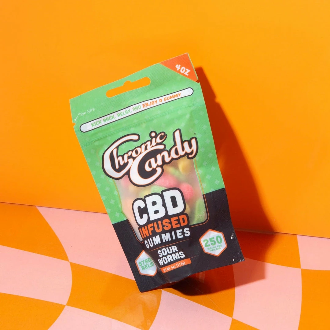 Deals 🥰 Misc. 250 MG Relaxation Gummies Baggie - Sour Worms 😍 4 Misc. 250 MG Relaxation Gummies Baggie - Sour Worms