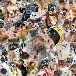 Penguin Random House $20 OR LESS! 500 Piece Cute Animals Jigsaw Puzzle