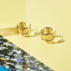 Misc. All Smiles Hoop Earrings Sale