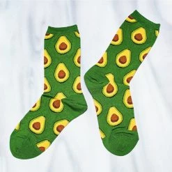 Socksmith Avocado Green - Women's Novelty Socks $10 Or Less