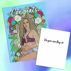 The Found $10 Or Less Bey-b Congrats Greeting Card