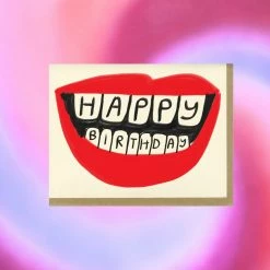 People I've Loved Birthday Lips Greeting Card