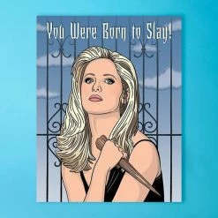 The Found Buffy The Vampire Slayer Birthday Greeting Card $10 Or Less