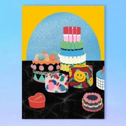 Elie Hess Cake Art Print Sale