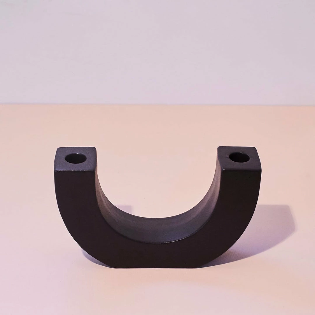 Buy 🎁 Paddywax Ceramic Taper Candle Holder - Black 🌟 9 Paddywax Ceramic Taper Candle Holder - Black