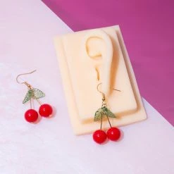 Misc. Cherry Fruit Earrings $20 OR LESS!