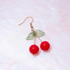 Misc. Cherry Fruit Earrings $20 OR LESS!