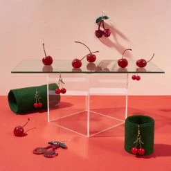 Misc. Cherry Fruit Earrings $20 OR LESS!