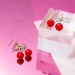 Misc. Cherry Fruit Earrings $20 OR LESS!