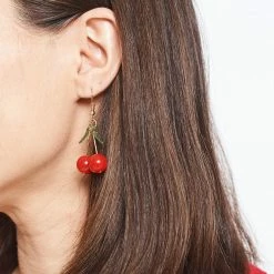 Misc. Cherry Fruit Earrings $20 OR LESS!