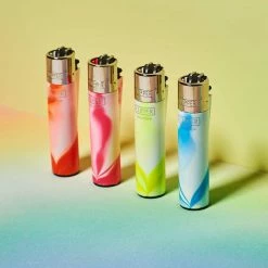 $10 Or Less Clipper Lighter - Fluorescent Nebula