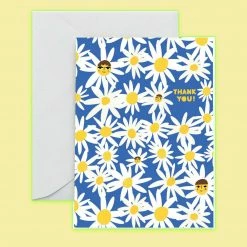 Carolyn Suzuki Daisies Thank You Card $10 Or Less