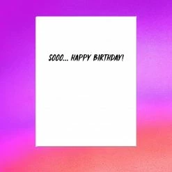 The Found $10 Or Less David Schitt's Creek Birthday Card