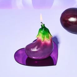 Misc. Eggplant Candle $50 OR LESS