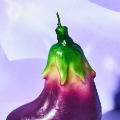 Misc. Eggplant Candle $50 OR LESS