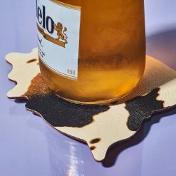 Misc. Faux Cowhide Coasters - Set Of 4 $50 OR LESS