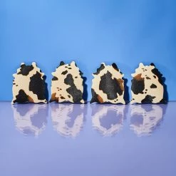 Misc. Faux Cowhide Coasters - Set Of 4 $50 OR LESS