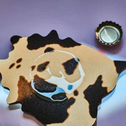 Misc. Faux Cowhide Coasters - Set Of 4 $50 OR LESS
