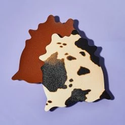 Misc. Faux Cowhide Coasters - Set Of 4 $50 OR LESS