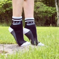 Misc. $10 Or Less F*ck Off Socks - Black