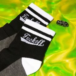 Misc. $10 Or Less F*ck Off Socks - Black