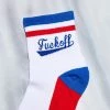 Misc. $10 Or Less F*ck Off Socks - White