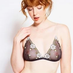 Misc. Sale Floral Mesh Bra