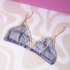 Misc. Sale Floral Mesh Bra