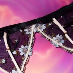 Misc. Sale Floral Mesh Bra