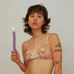 Misc. Sale Floral Mesh Bra