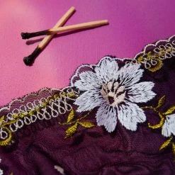 Misc. Sale Floral Mesh Bra