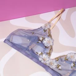 Misc. Sale Floral Mesh Bra