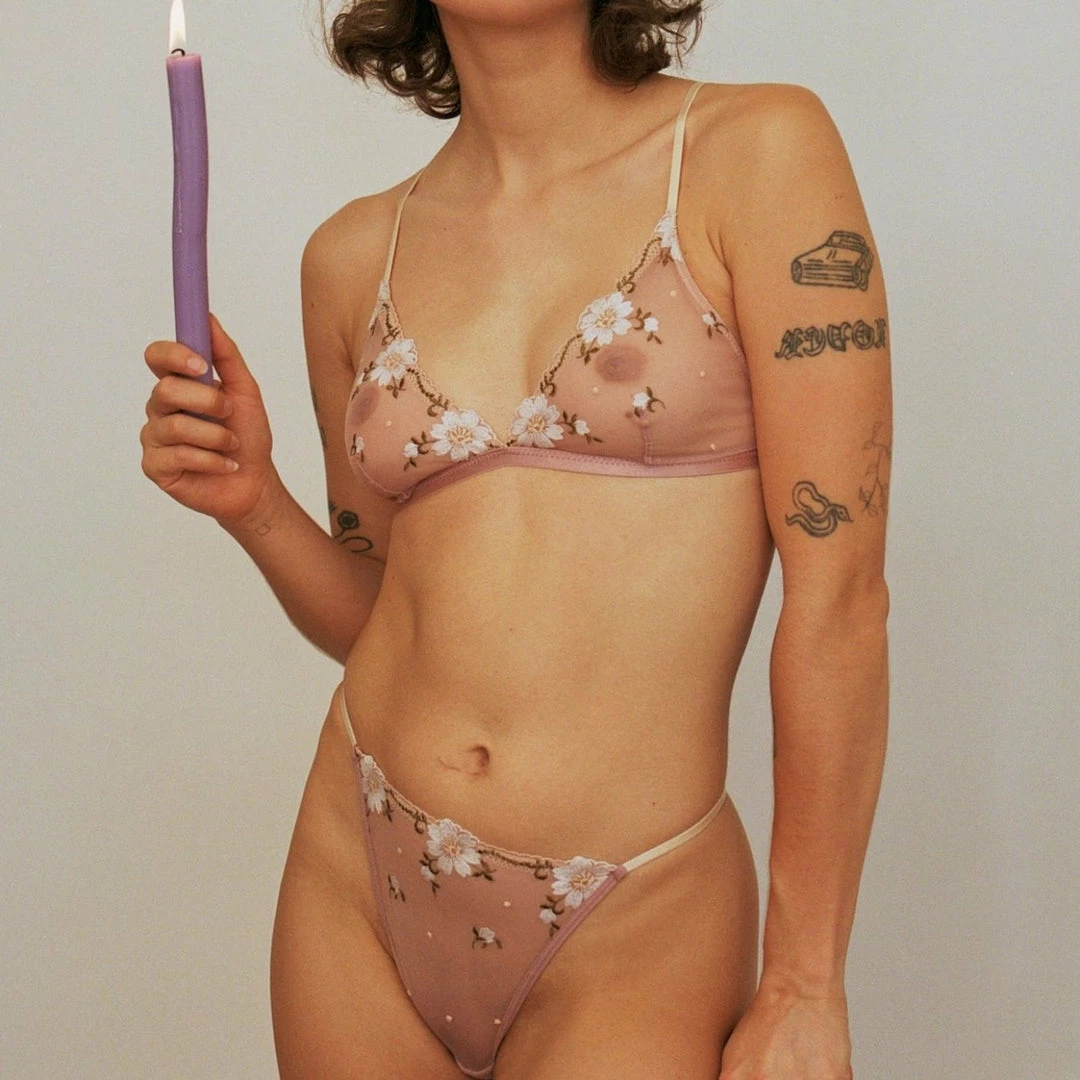 New โญ Misc. Sale Floral Mesh Thong ๐ 18 Misc. Sale Floral Mesh Thong