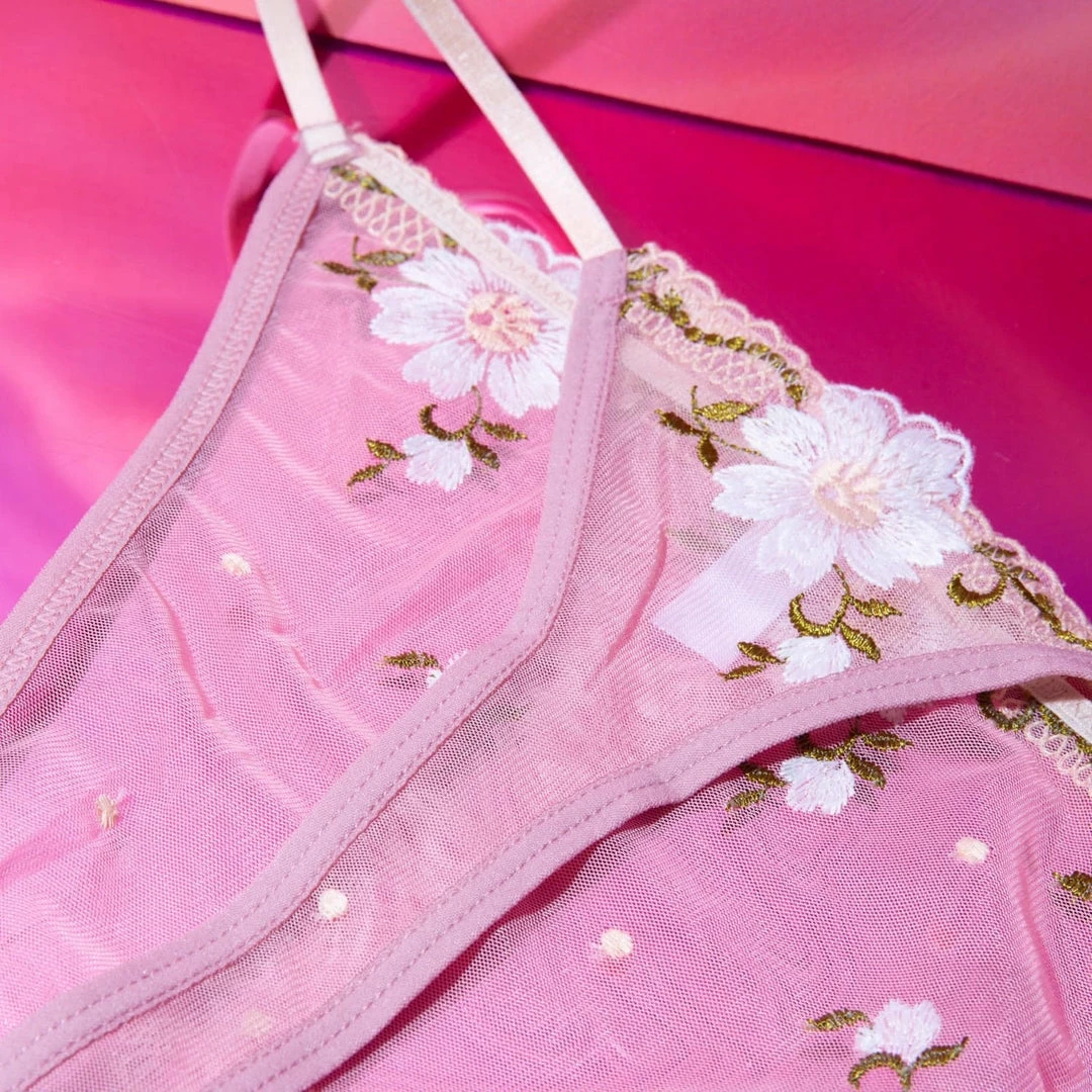 New โญ Misc. Sale Floral Mesh Thong ๐ 29 Misc. Sale Floral Mesh Thong