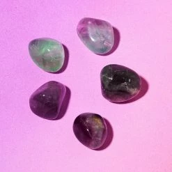 Misc. Fluorite Tumbled Crystal - Small $10 Or Less