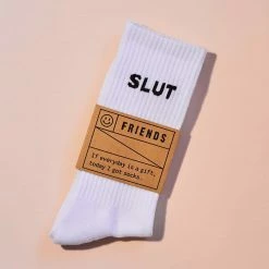 Friends NYC Slut Socks - Unisex $50 OR LESS