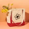 Friends NYC Friends X Stems Flower Canvas Tote Bag $50 OR LESS