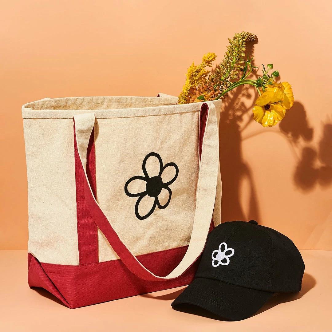 Top 10 ๐งจ Friends NYC $50 OR LESS Friends X Stems Flower Dad Hat โค๏ธ 9 Friends NYC $50 OR LESS Friends X Stems Flower Dad Hat
