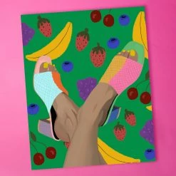 Elie Hess Fruitful Shoe Art Print