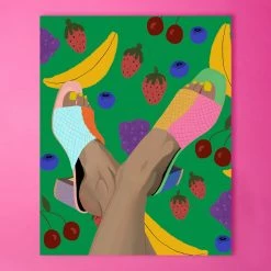Elie Hess Fruitful Shoe Art Print