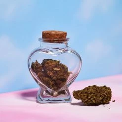 Misc. Glass Heart Jar $10 Or Less