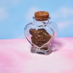 Misc. Glass Heart Jar $10 Or Less