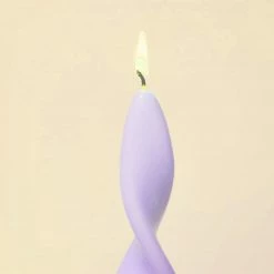 Misc. $20 OR LESS! Glossy Double Helix Taper Candle