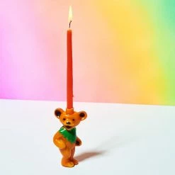Rachel McGovern Grateful Dead Bears Candle Holder $20 OR LESS!