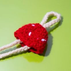 Misc. Handmade Crochet Mushroom Stash Bag