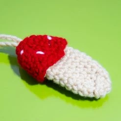 Misc. Handmade Crochet Mushroom Stash Bag