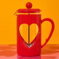 Couplet Coffee Heart French Press $50 OR LESS