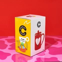 Couplet Coffee Heart French Press $50 OR LESS