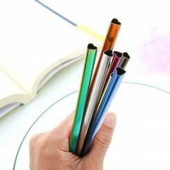 Misc. Sale Heart Shaped Stainless Steel Straw Assorted