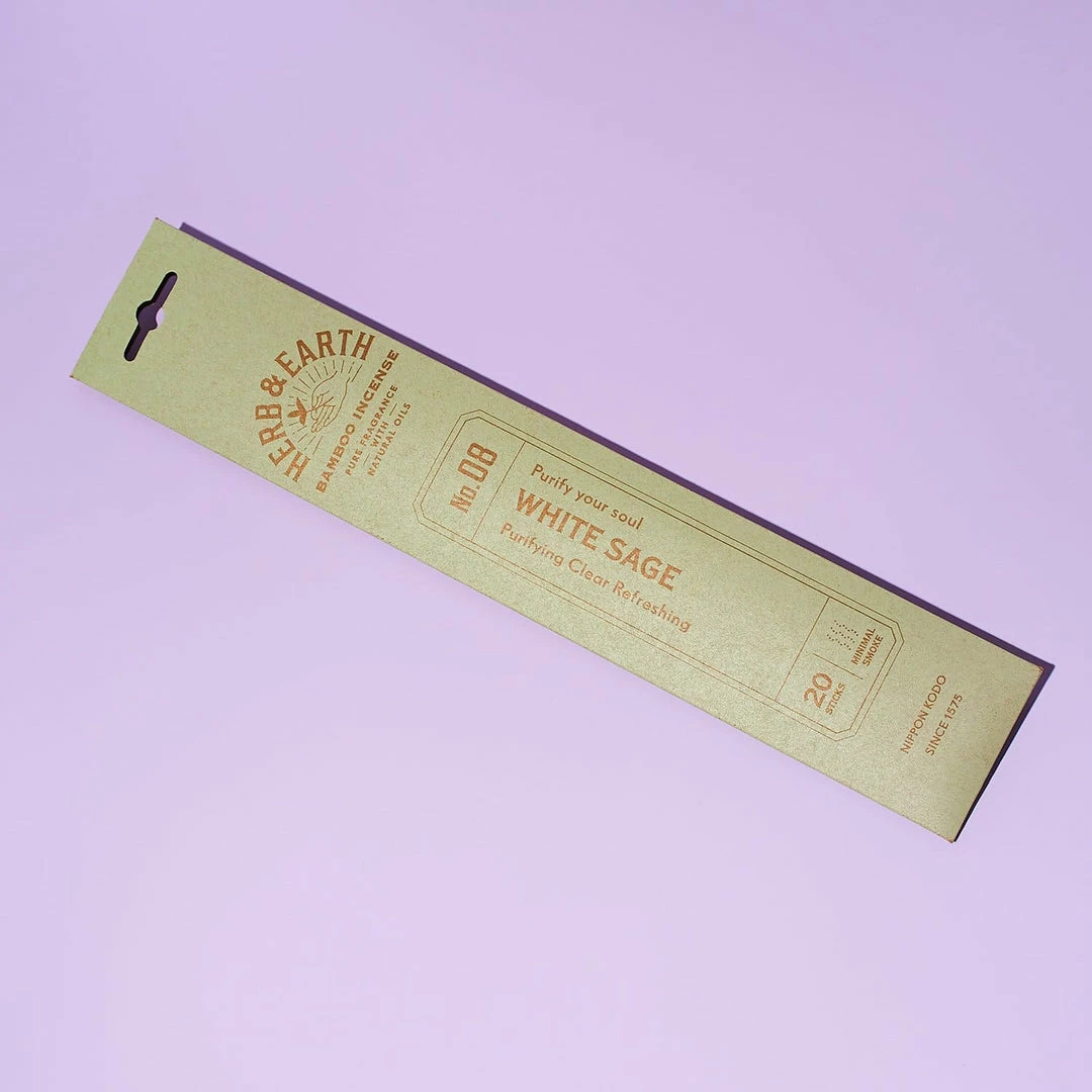 New ๐ฏ Nippon Kodo $10 Or Less Herb And Earth Japanese Incense - White Sage ๐ 3 Nippon Kodo $10 Or Less Herb And Earth Japanese Incense - White Sage